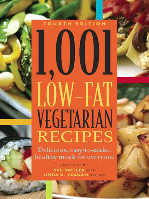 cover image of 1,001 Low-Fat Vegetarian Recipes